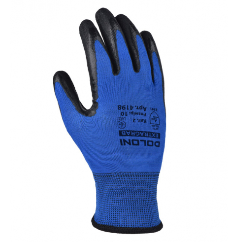 Рукавички EXTRAGRAB трикотажні з латексним покриттям 4198 Долоні розмір 10